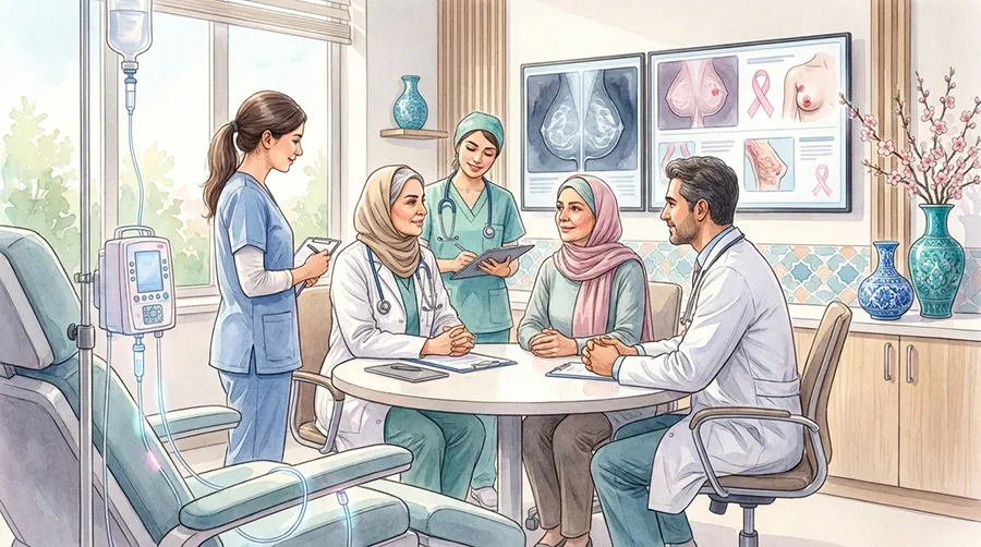 لیست دکتر شیمی درمانی سرطان سینه در تهران