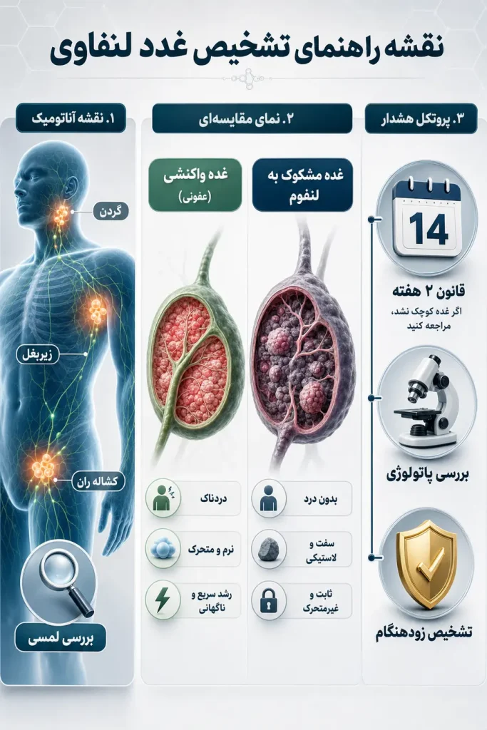 راه های تشخیص سرطان لنفوم