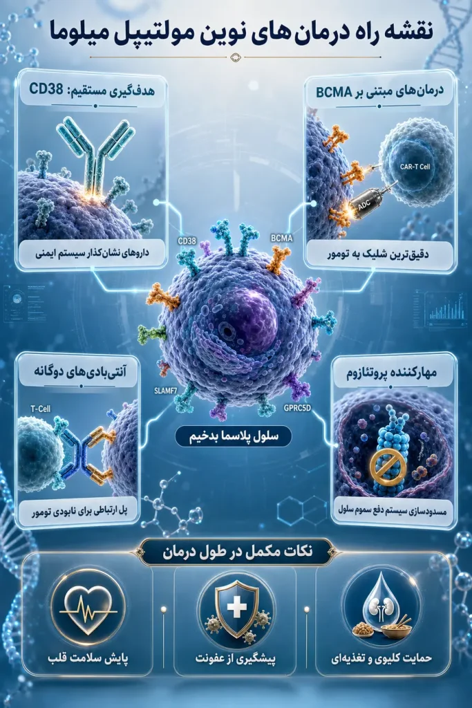 مهمترین هدف درمانی جدید مولتیپل میلوما